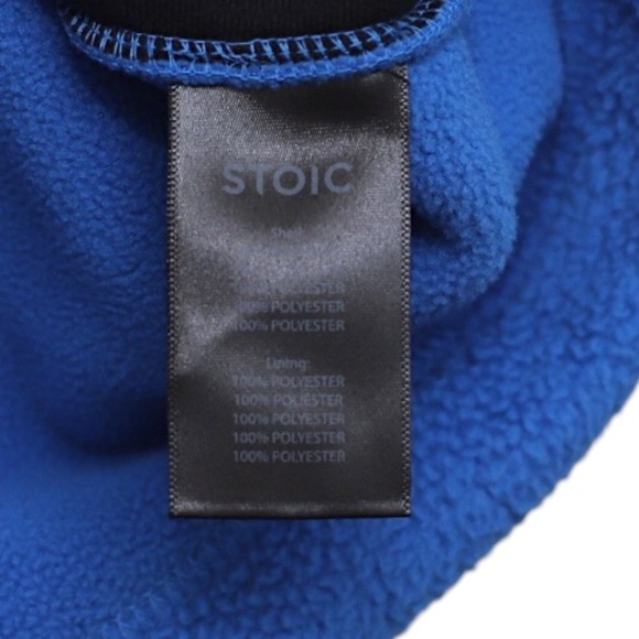 Stoic Color block Snap Neck Fleece Pullover Jacket Mens L STM051 - Picture 8 of 14